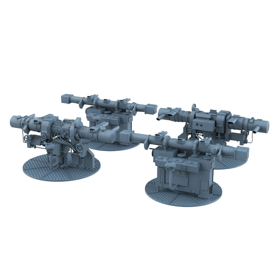 WWII German Bismarck Naval Fire-Control Rangefinder Set 1/200 Resin Kit - unpainted resin model kit