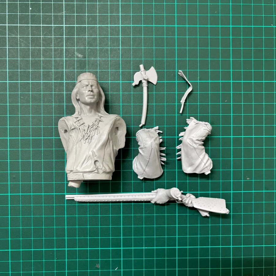 1/10 Scale Resin Unpainted Model Kit, Military Theme, Bust, Unassembled and Unpainted GK