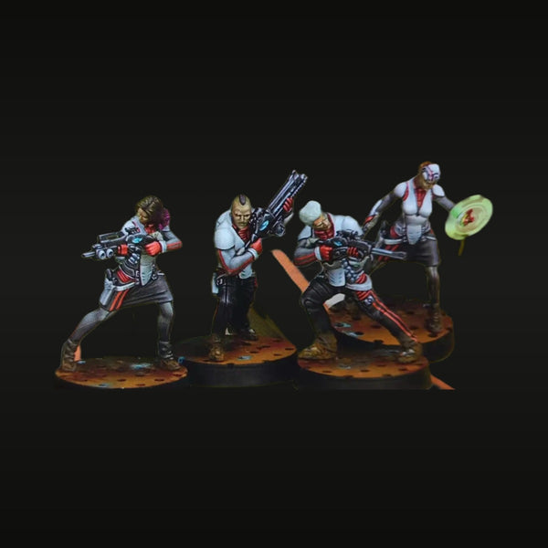 Infinity The Game Female Operatives Resin Figure Set 28mm Kit