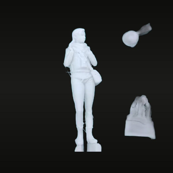 Female War Correspondent Sunny 1/35 Resin Figure Kit