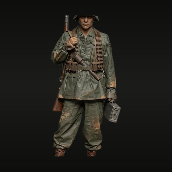 WWII German Wehrmacht Soldier Kar98k Rifle 1/35 Resin Figure Kit