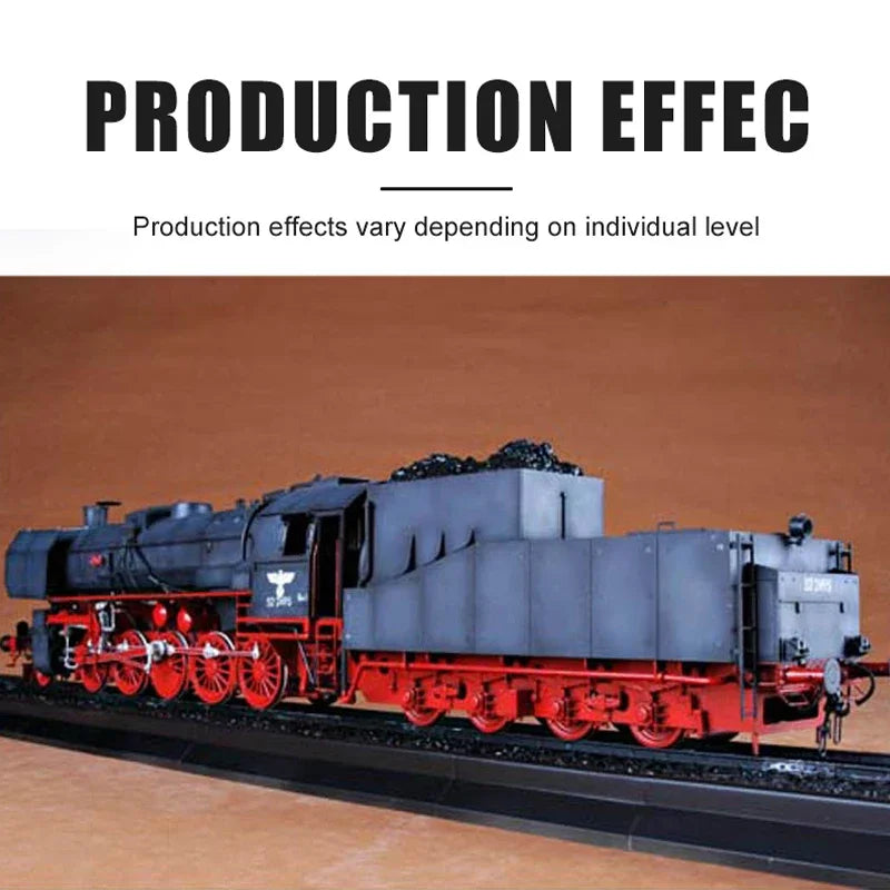 WWII German Baureihe 52 Steam Locomotive with Tender 1/35 Resin Kit - resin model view 4
