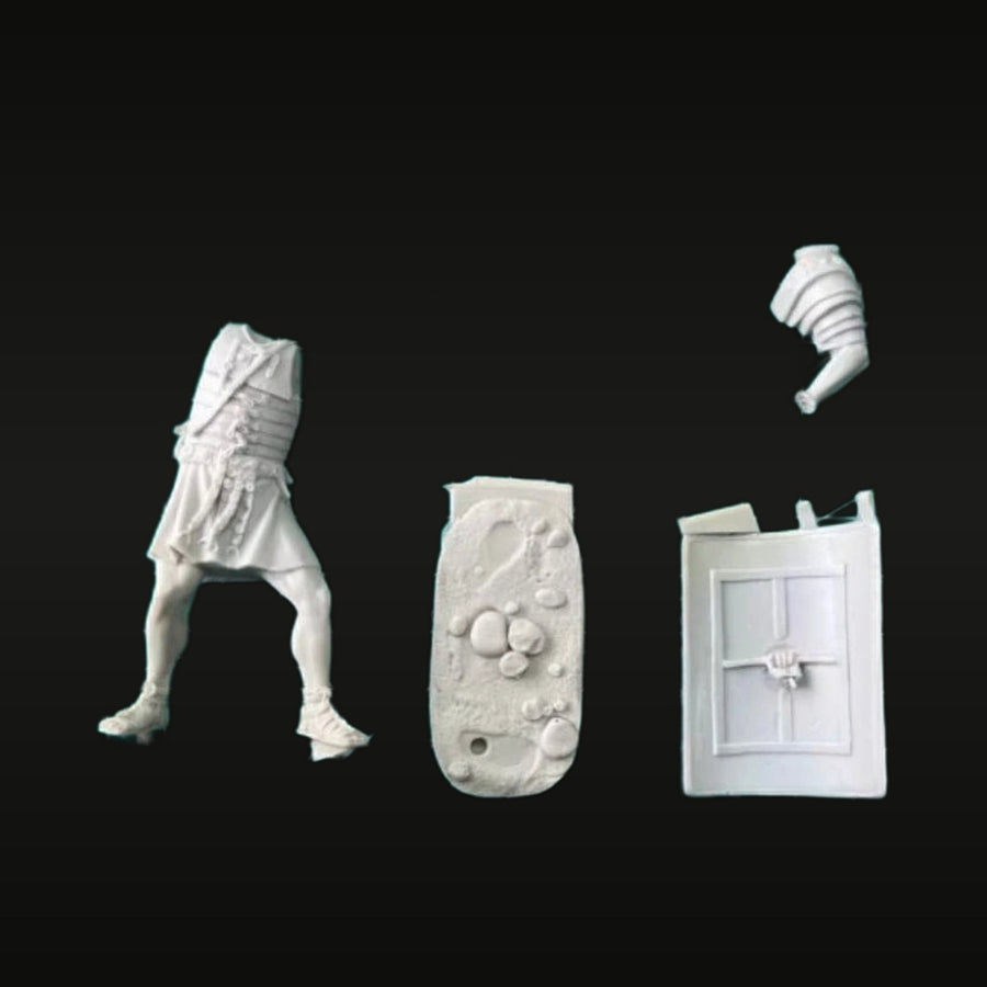 Ancient Roman Legionary Bust 75mm Resin Figure Kit - unpainted resin model kit