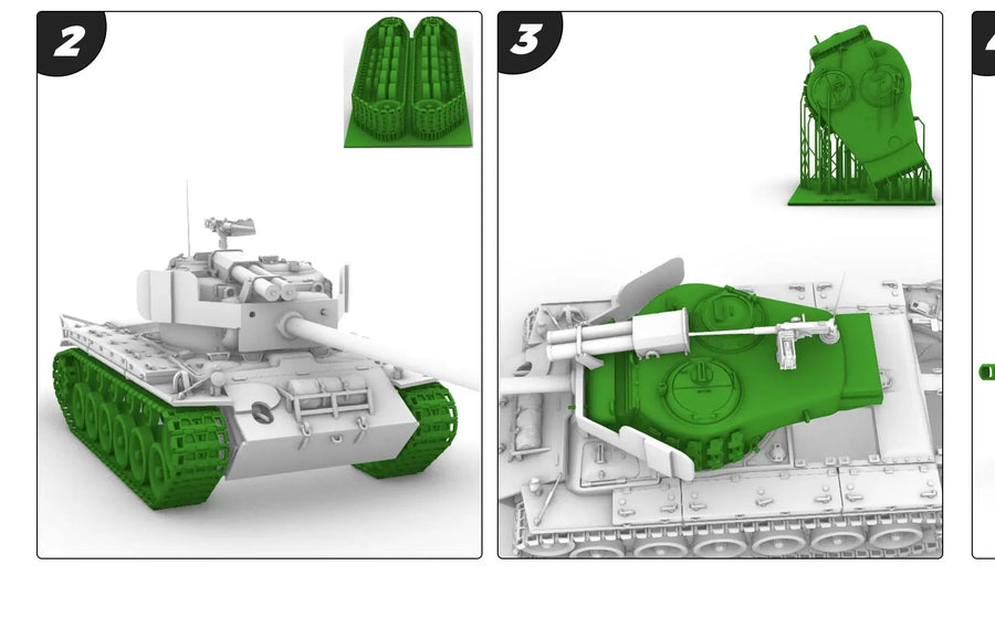 US T26E4 M26 Super Pershing Heavy Tank MRY-SFW SS518 1/56 1/72 1/100 15Mm Wargaming 28Mm Military Model Kit
