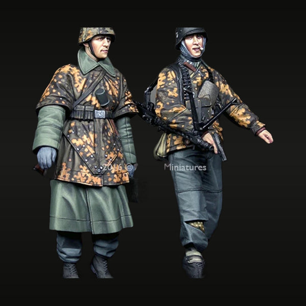 WWII German Soldiers Panzershreck Camo 1/35 Resin Figure Set