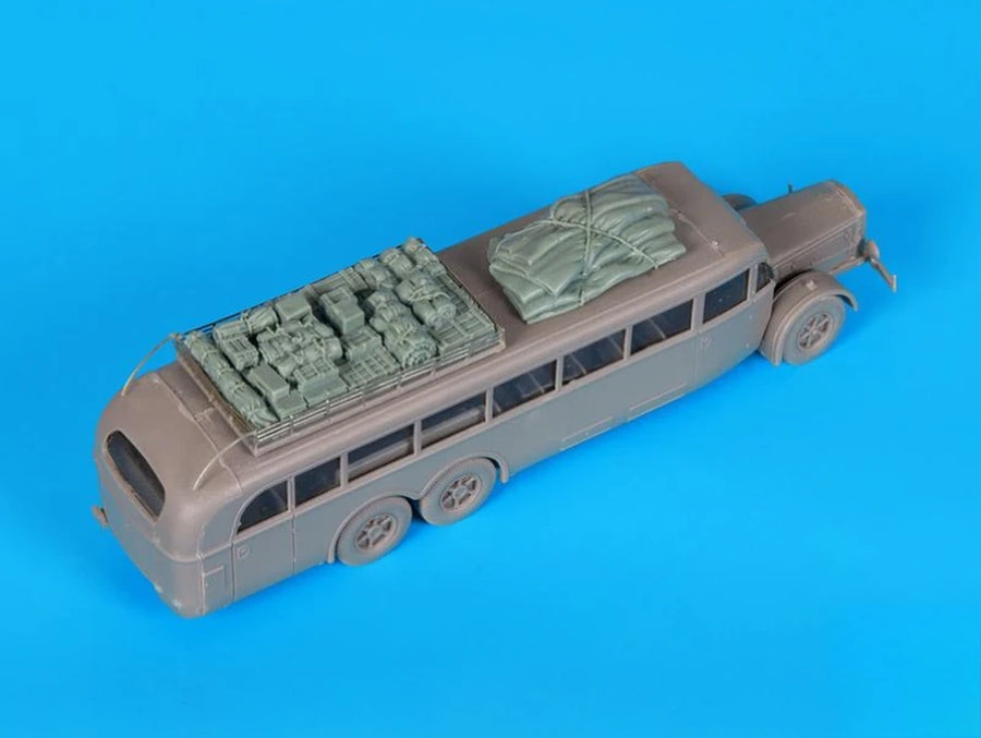 1/72 Soviet Zil-127 Omnibus Cargo Accessories Resin Model Kit Set - resin model view 3