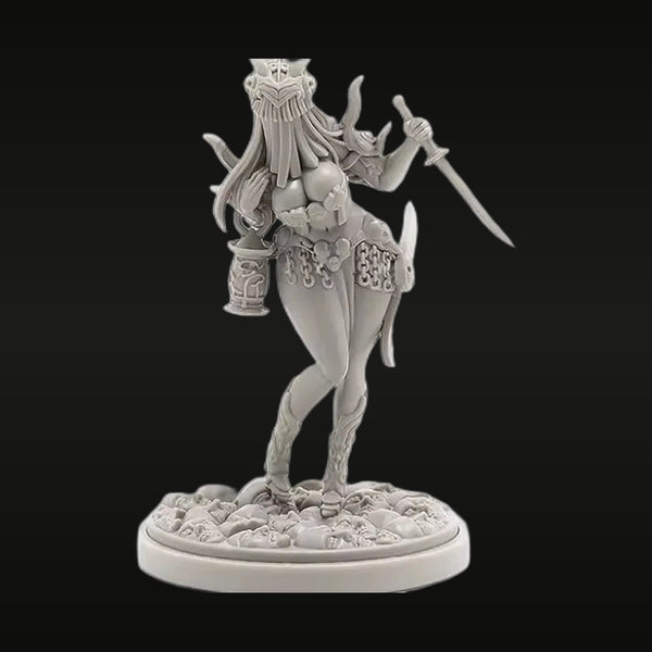 Kingdom Death Soldier Female Warrior Resin Figure Kit