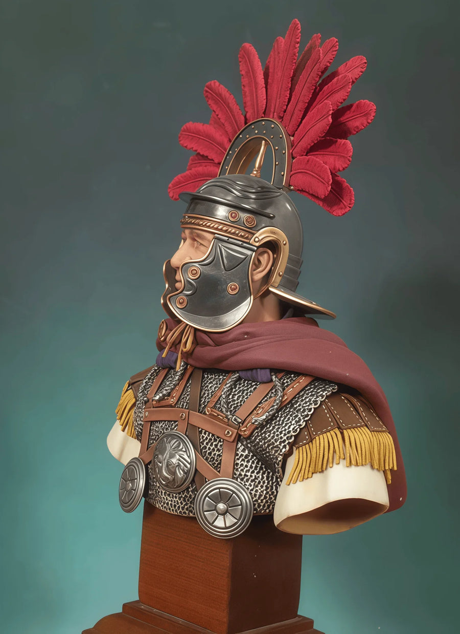 1/8 Casting Resin Model Assembly Kit, GK, Roman Warrior Bust Model, Unpainted