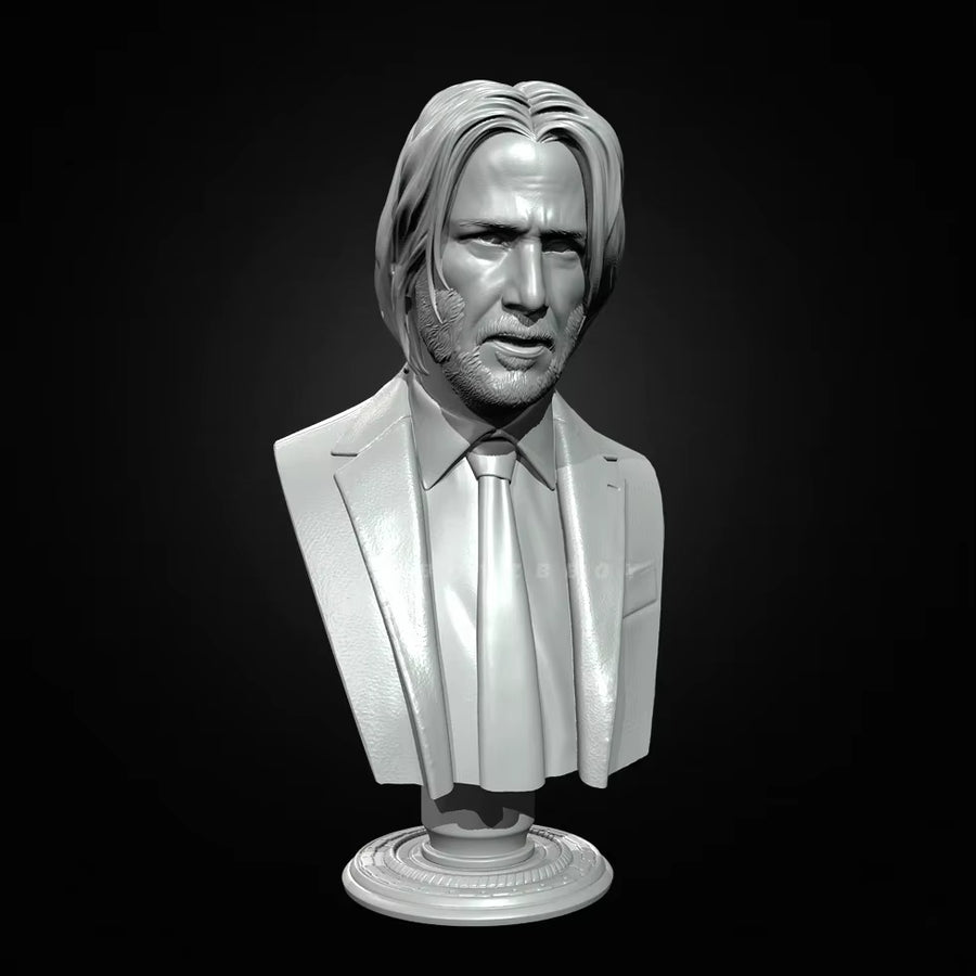 The Height of Man 50Mm 70Mm Resin Bust Model Kits Figure Beauty Colorless and Self-Assemble （3D Printing ）TD-7329/3D