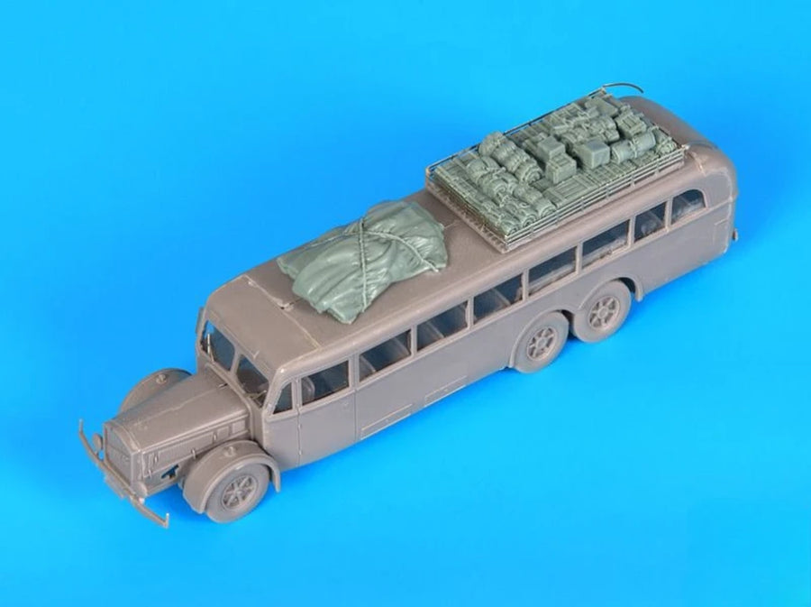1/72 Soviet Zil-127 Omnibus Cargo Accessories Resin Model Kit Set - resin model view 2
