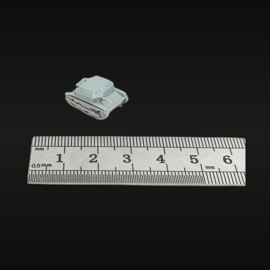 WWII Polish TK-3 Tankette 1/144 Resin Vehicle Kit - unpainted resin model kit