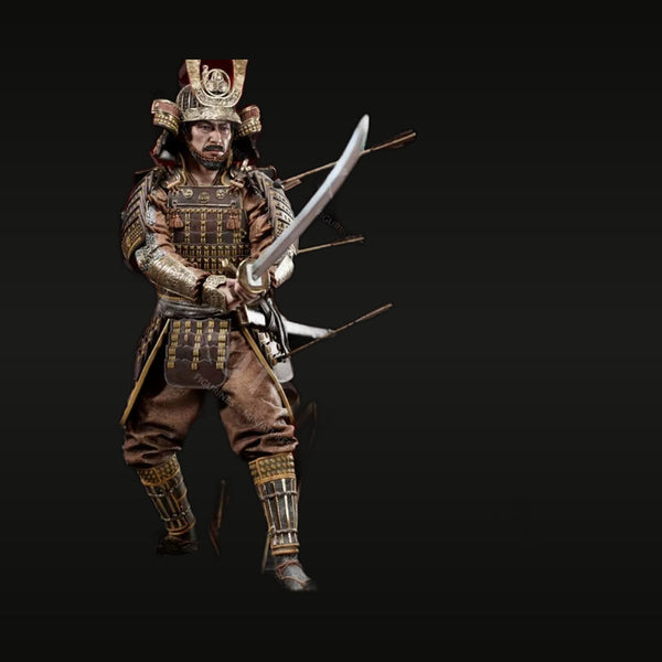 Sengoku Japanese Samurai Warrior with Katana 1/24 Resin Figure Kit