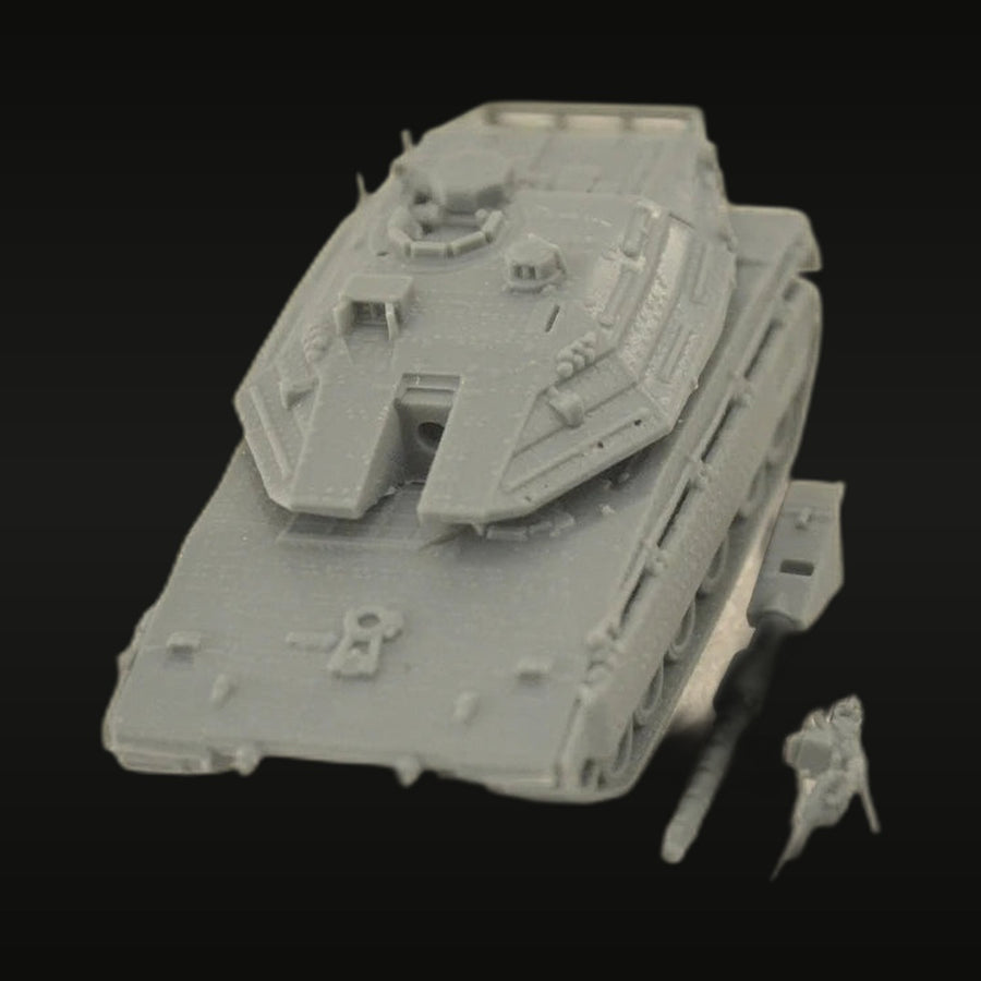 Modern Israeli Merkava MK.4B Main Battle Tank 1/144 Resin Vehicle Kit - unpainted resin model kit