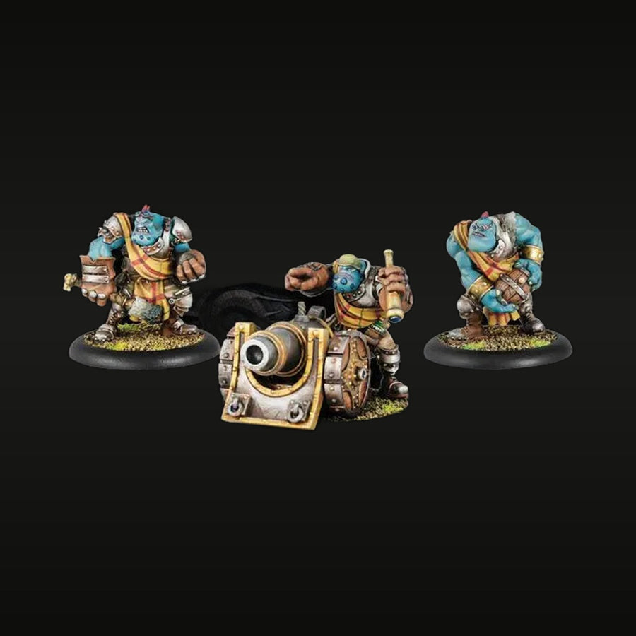 Fantasy Dwarf Warriors with Light Hammers 28mm Resin Figure Set - unpainted resin model kit