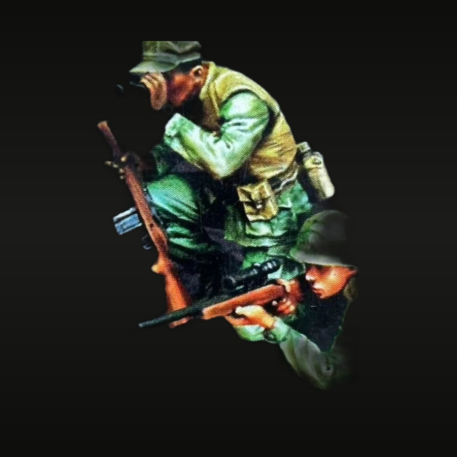 Vietnam War NVA/Viet Cong Infantry 1/35 Resin Figure Kit - unpainted resin model kit