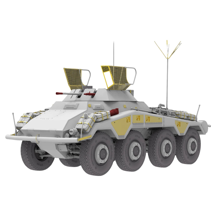 WWII German Sd.Kfz.234/1 Armored Car 1/35 Resin Vehicle Kit - resin model view 5