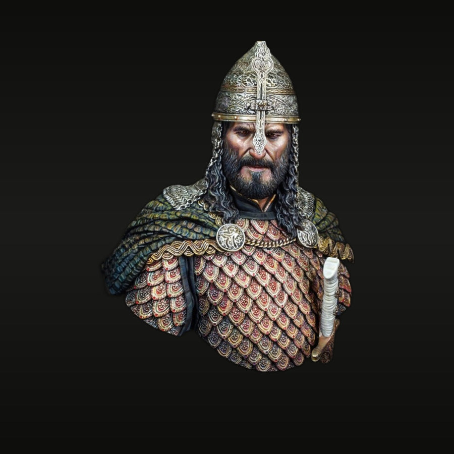 Saladin Medieval Sultan 1/10 Resin Bust Figure - unpainted resin model kit