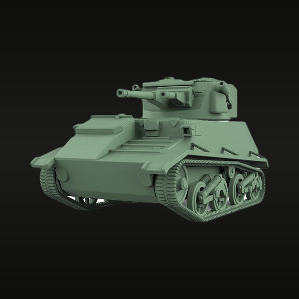 WWII American M3/M5 Stuart Light Tank 1/35 Resin Vehicle Kit