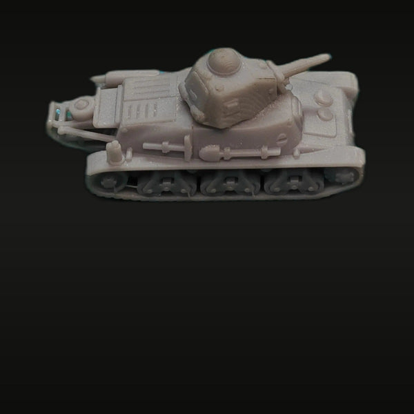 WWII French Hotchkiss H39 Light Tank 1/144 Resin Vehicle Kit