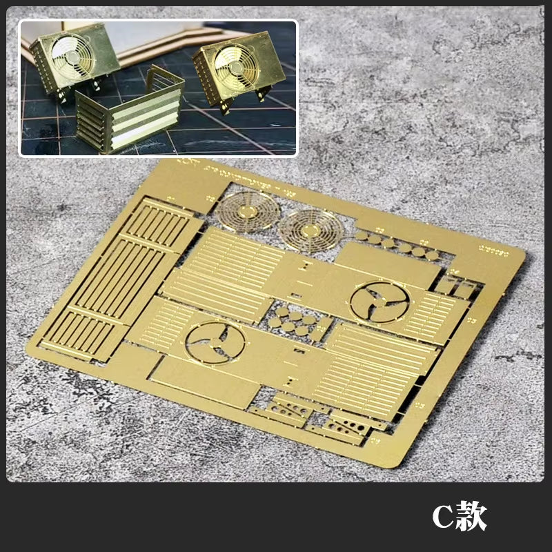 1/35 Model Building Scene Accessories Air Conditioning Outdoor Unit Etching Film DIY Handmade Sand Table Architecture Landscape
