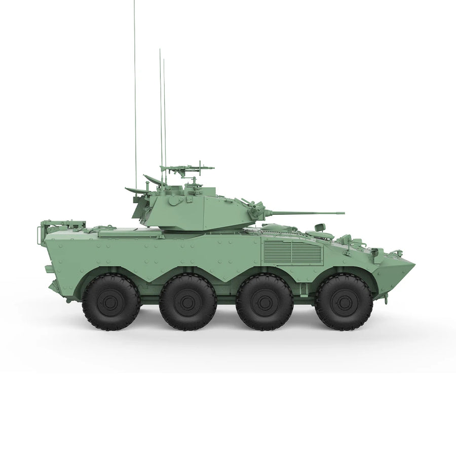 Modern Italian VBC 8x8 Armored Personnel Carrier 1/48 Resin Vehicle Kit - resin model view 5