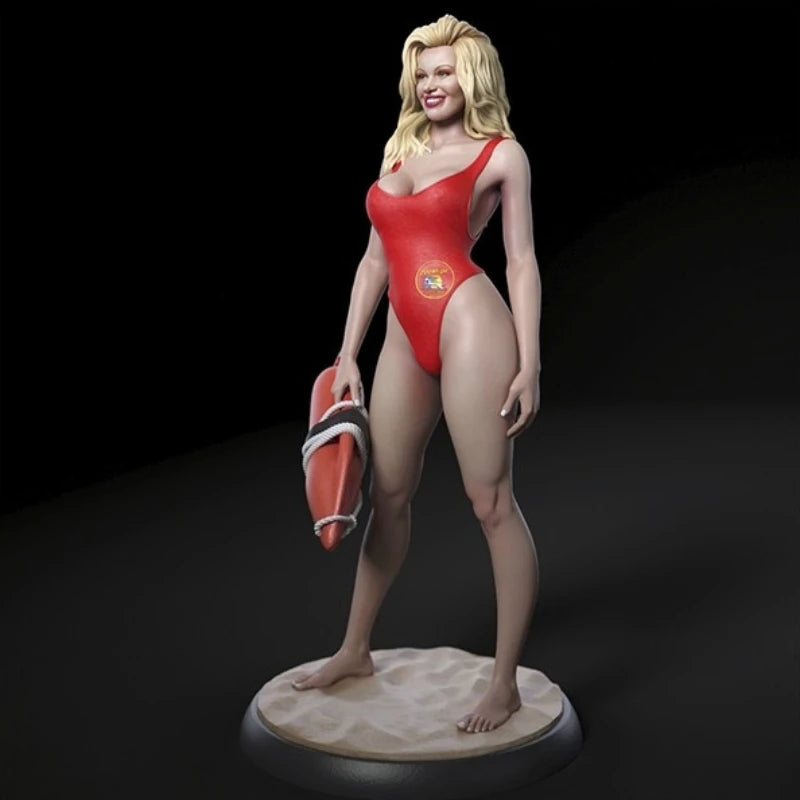 Modern Female Swimwear Pinup Figure 1/24 Resin Full Figure Kit - resin model view 3