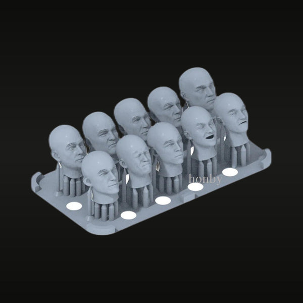 1/35 Modern Military Head Set — 10 Heads (Resin Accessory)