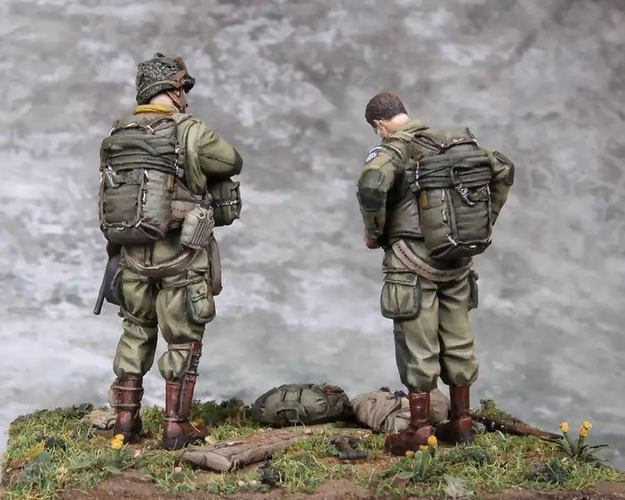 1/35 Resin Model Figure Gk，American Soldier, Unassembled and Unpainted Kit
