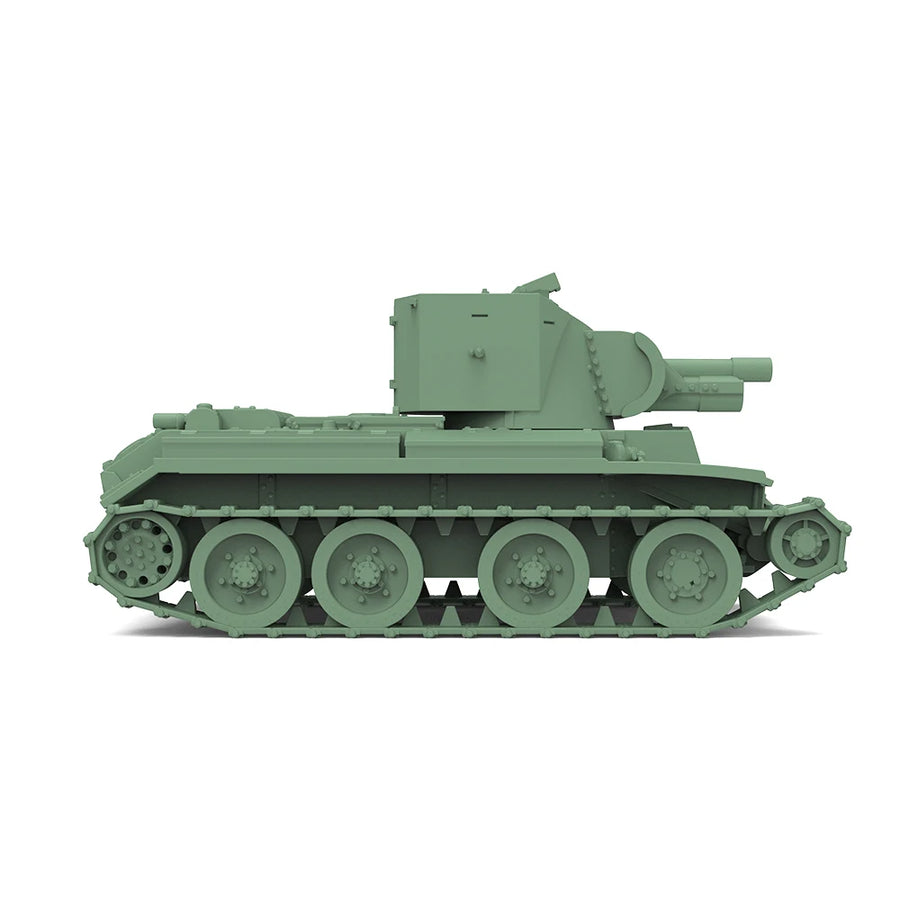 WWII Soviet KV-2 Heavy Tank 1/87 Scale Resin Kit - resin model view 4