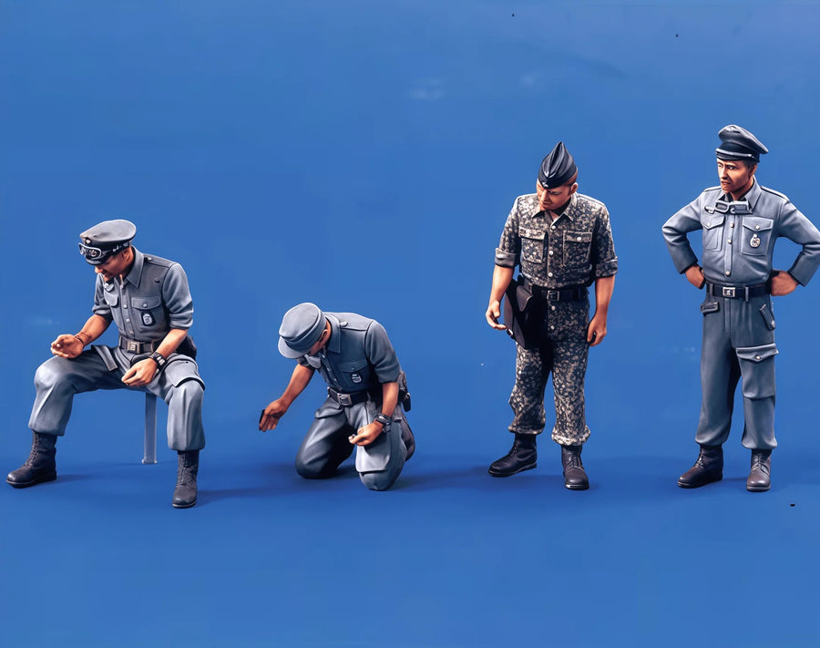 WWII German Luftwaffe Airmen Set 1/35 Resin Figure Kit - resin model view 2