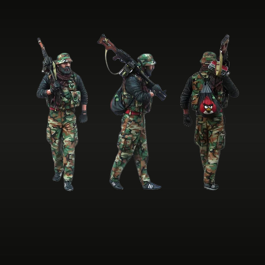 Modern Tactical Operators Combat Group 1/35 Resin Figure Set - unpainted resin model kit