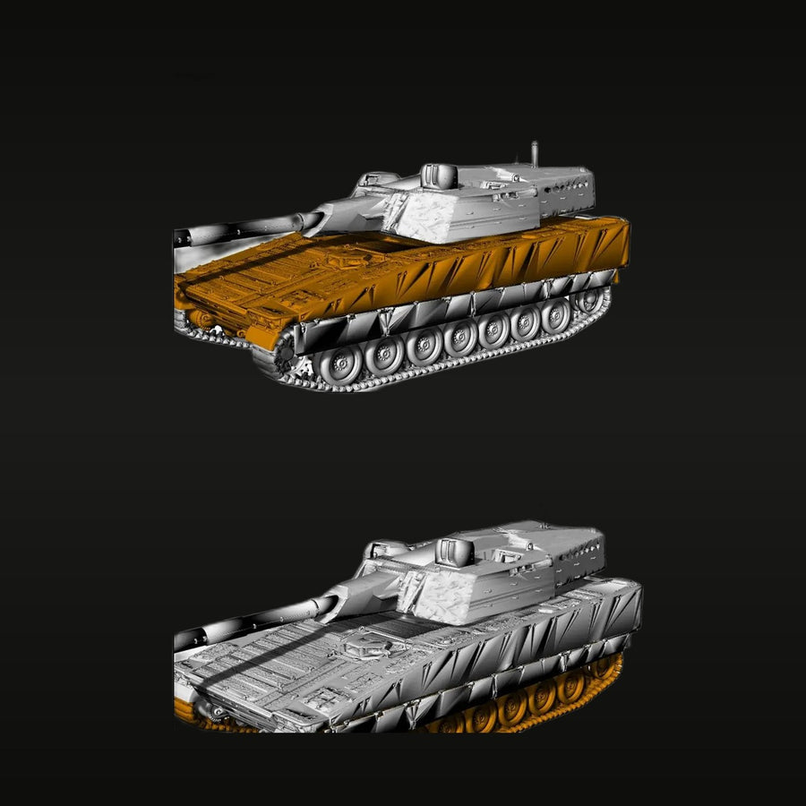Modern NATO Main Battle Tank 1/48 Resin Model Kit - unpainted resin model kit