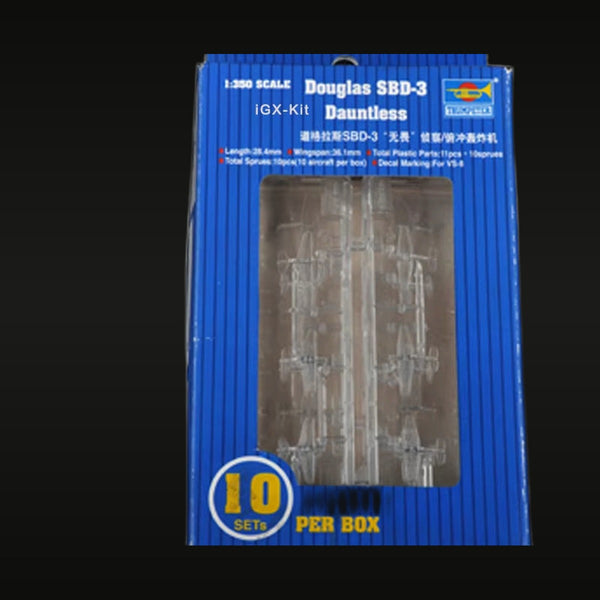WWII US Douglas SBD-3 Dauntless Dive Bomber 1/350 Plastic Aircraft Kit