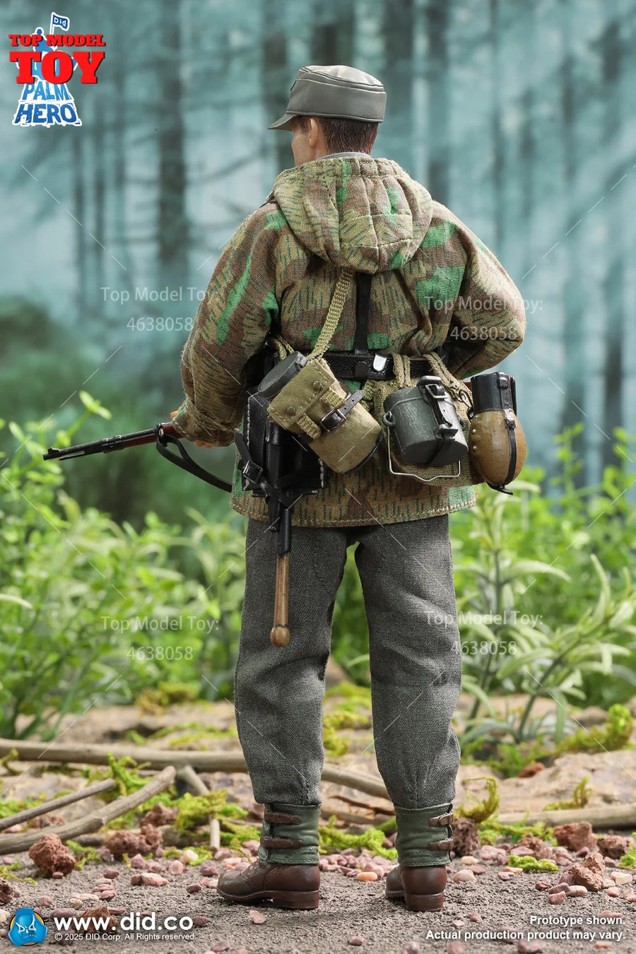 DID XD80029 1/12 WWII Germany National Defense Force Infantry Set 6'' Male Soldier Action Figure Body Dolls Model Collectible