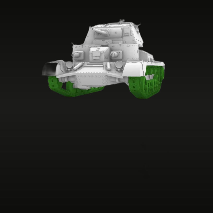 WWII British A9 Cruiser Tank MkI 1/56 Resin Vehicle Kit - unpainted resin model kit