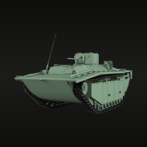 WWII US LVT(A)-1 Alligator Amphibious Tank 1/56 Resin Model Kit