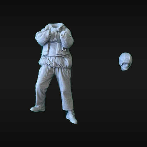 Soviet Soldier Firing Position 1/16 Resin Figure Kit