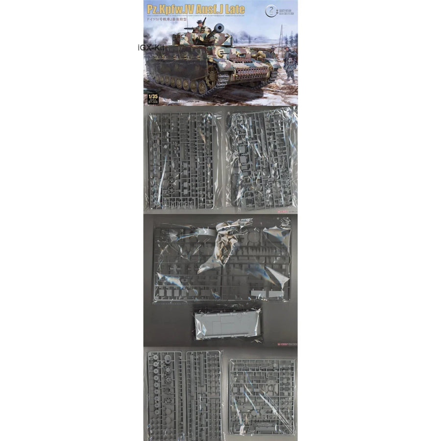 Border BT-008 1/35 Scale German Pz.Kpfw.Iv Ausf.J Last Production Military Hobby Toy Plastic Model Building Assembly Kit Gift