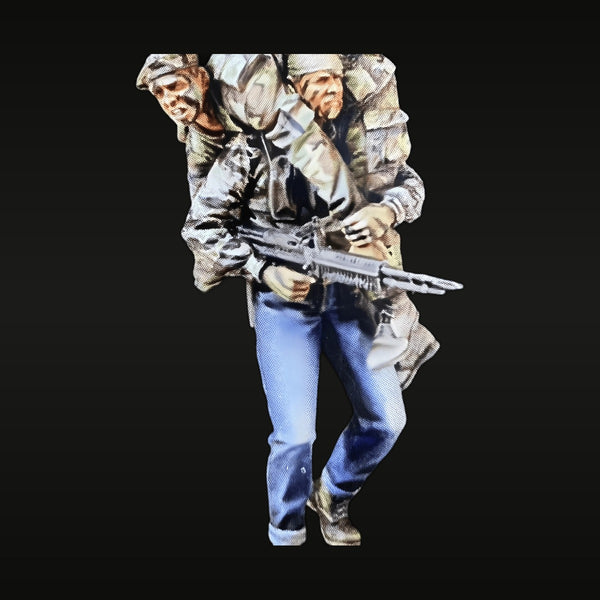 Modern US Soldier Casualty Evacuation CASEVAC 3-Figure Set 1/35 Resin Kit