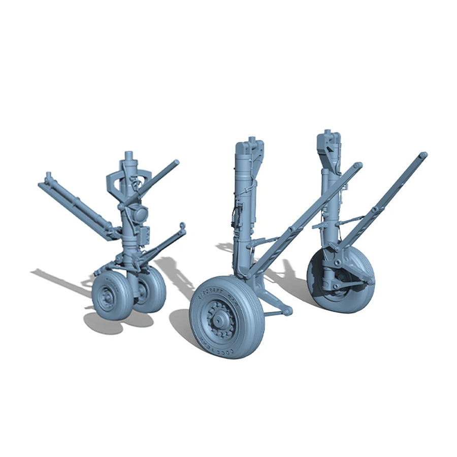 F-14D Tomcat Landing Gear Set 1/72 Resin Aircraft Kit - resin model view 2