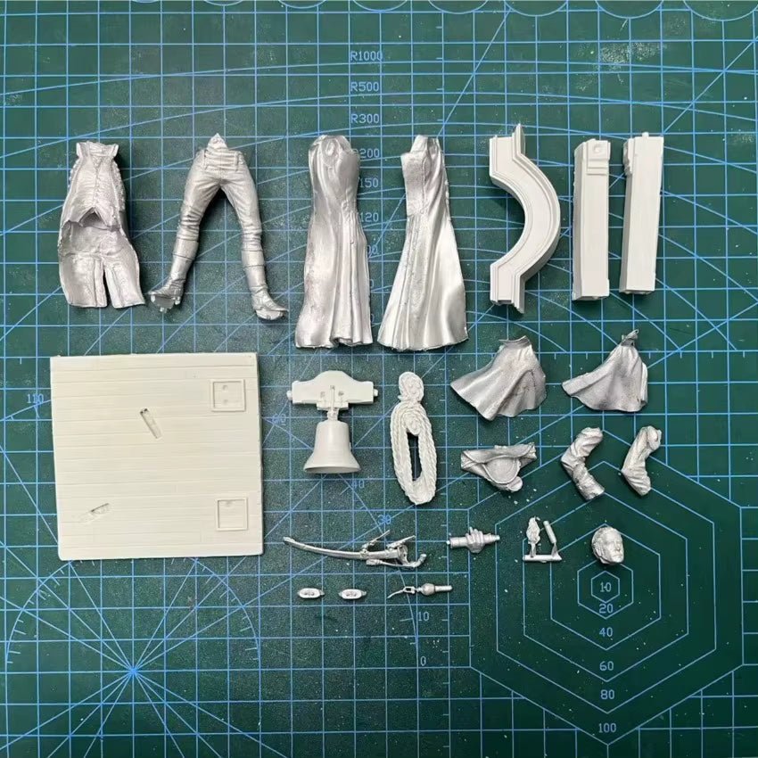 Napoleonic Royal Navy Officers 1805 75mm Resin Figure Kit (Set of 2) - resin model view 2