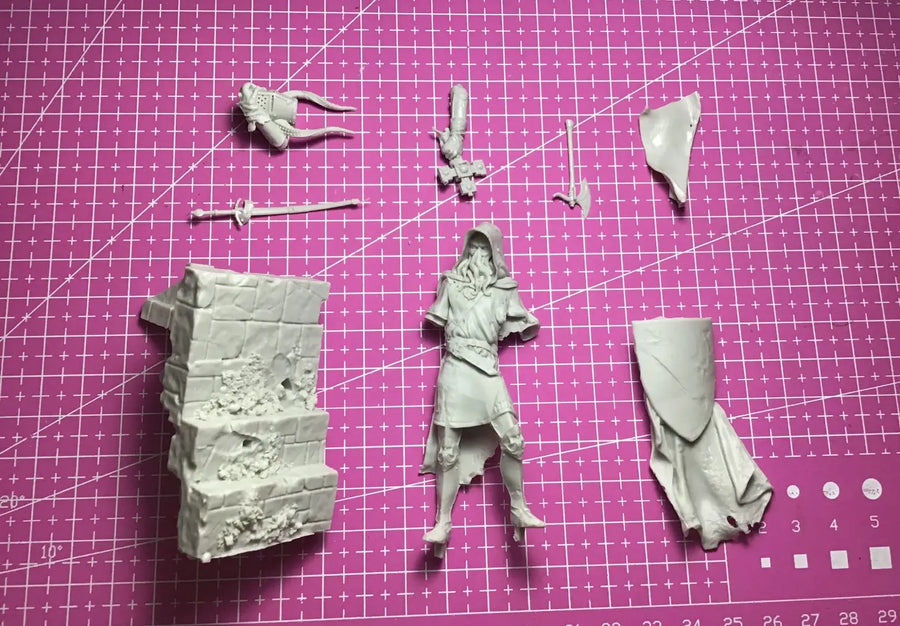 1/24 Resin Model Figure GK， Unassembled and Unpainted Kit