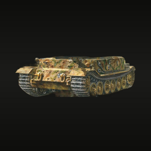 WWII German Tiger (P) Heavy Tank with Zimmerit 1/35 Resin Vehicle Kit