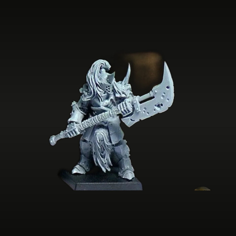 Champion of Pestilence Warhunt 28mm Resin Figure Kit - unpainted resin model kit