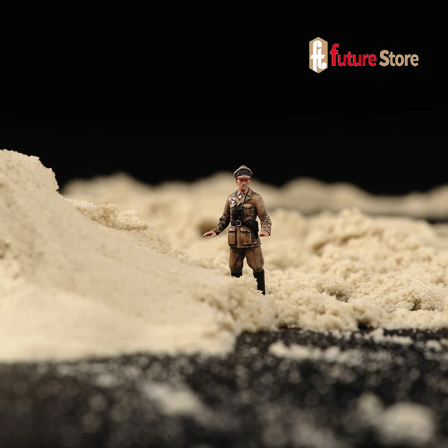 WWII German Afrika Korps DAK Tank Crew Set 6 Figures 1/72 Resin Kit - resin model view 3