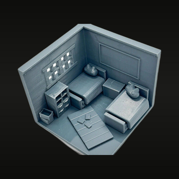 Modern Bedroom Furniture Set Lyts088 Z 1/220 Scale Resin Diorama Kit