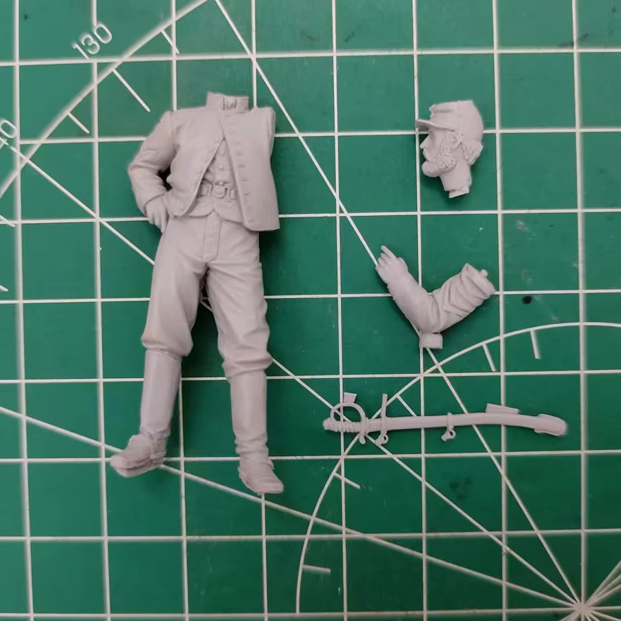American Artillery Officer Civil War 1/35 Resin Figure Kit - resin model view 2
