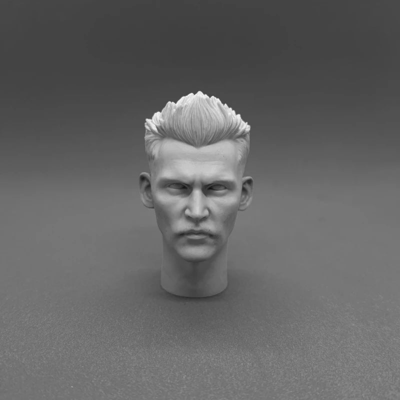 1/6 Scale Resin Diecast Head Sculpture Model Famous Male Actor'S Film Roles Head Carving Fit 12'' Action Figure Unpainted