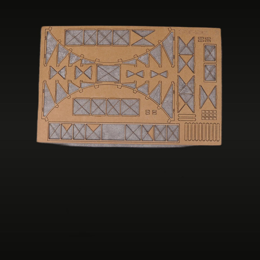 Steel Truss Railway Bridge 1/87 Resin Terrain Diorama Kit - unpainted resin model kit