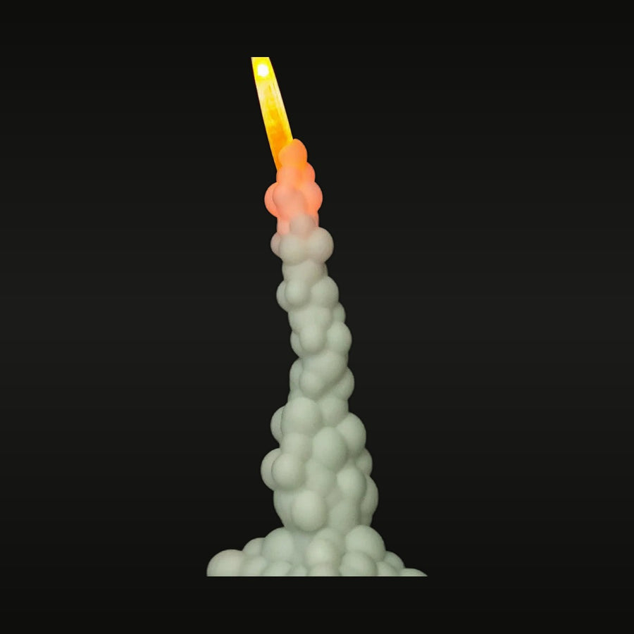 Modern Rocket Launch with Flame & Smoke Effect 1/35 Resin Diorama Kit - unpainted resin model kit
